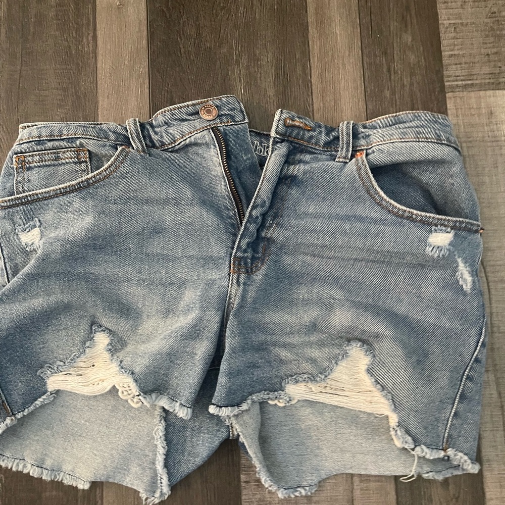 Denim shorts size 12
